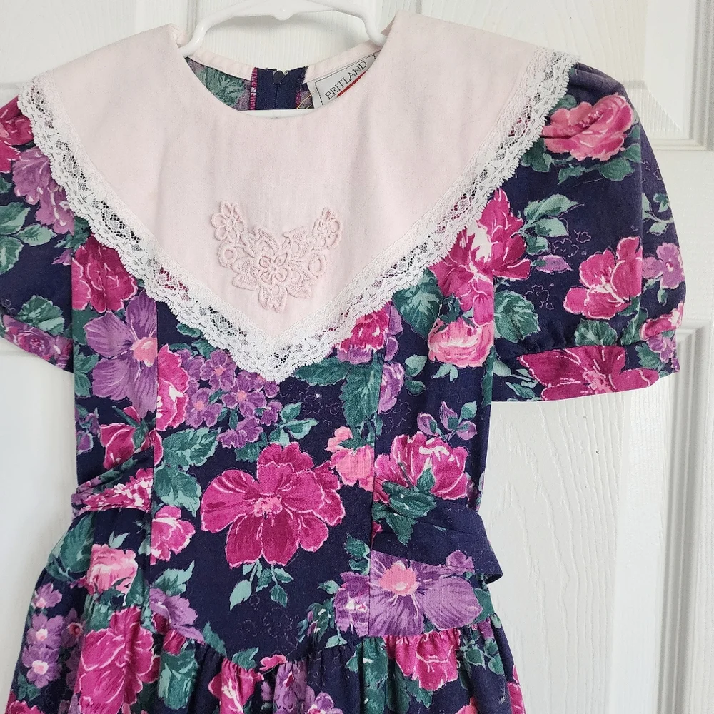 Britland Girls‎ Vintage Floral Dress